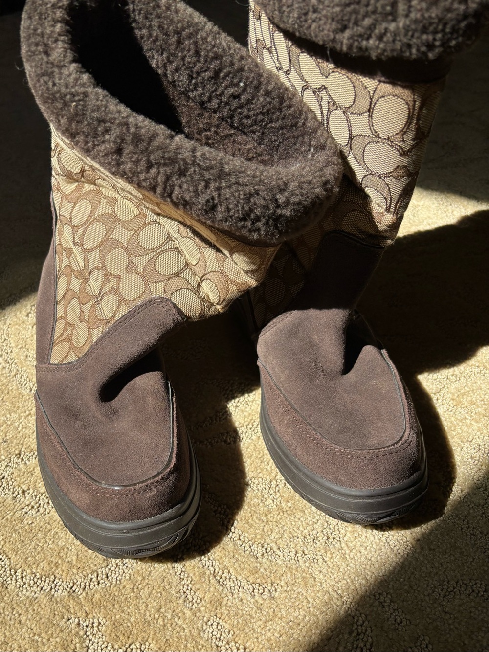 Coach Sherman Signature Cold Weather Winter Boots